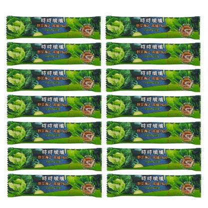 EcKare Evergreen Wild Vegetable Green Juice High Fiber Plus+ 14pcs/box
