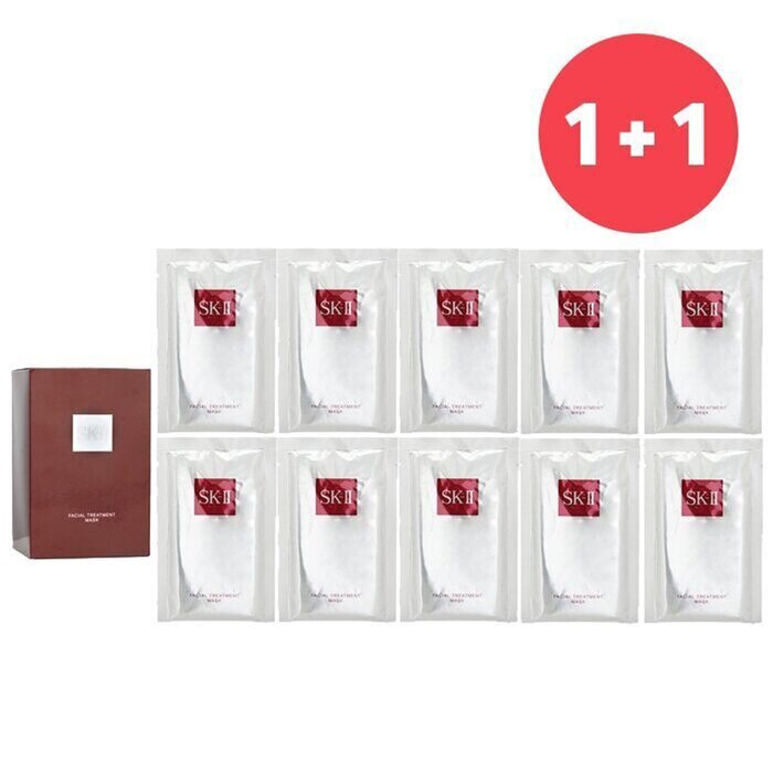 SK II 【Buy 1 Get 1】Facial Treatment Mask  (With box from Seasonal Set) (Add ONE to Cart and get TWO) 10sheets x2