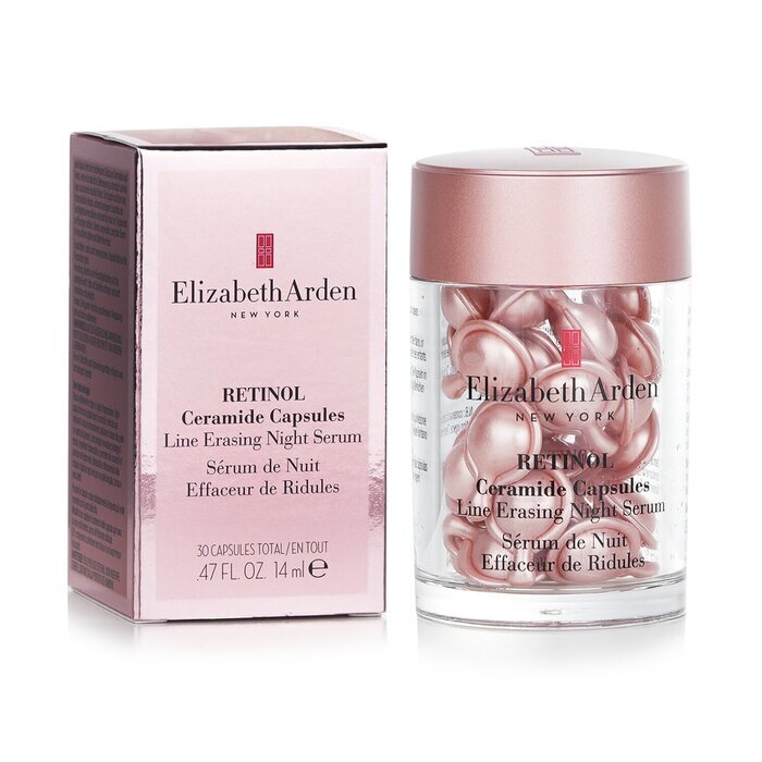 Elizabeth Arden 【1+1 Set】Ceramide Retinol Capsules - Line Erasing Night Serum 30 Caps x2