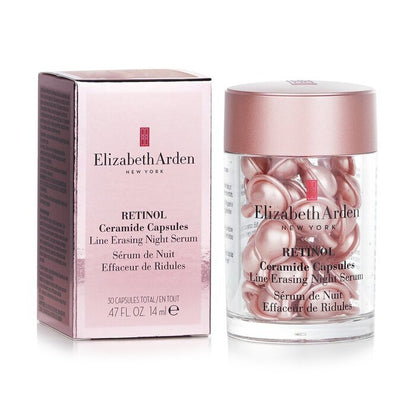 Elizabeth Arden 【1+1 Set】Ceramide Retinol Capsules - Line Erasing Night Serum 30 Caps x2