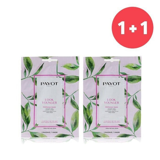 Payot 【1+1 Set】Morning Mask (Look Younger) - Smoothing & Lifting Sheet Mask 15pcs