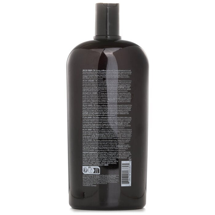 American Crew 3-in-1 Ginger + Tea Shampoo, Conditioner And Body Wash 1000ml/33.8oz