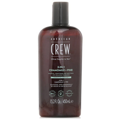 American Crew 3-in-1 Chamomile + Pine Shampoo, Conditioner And Body Wash 450ml/15.2oz