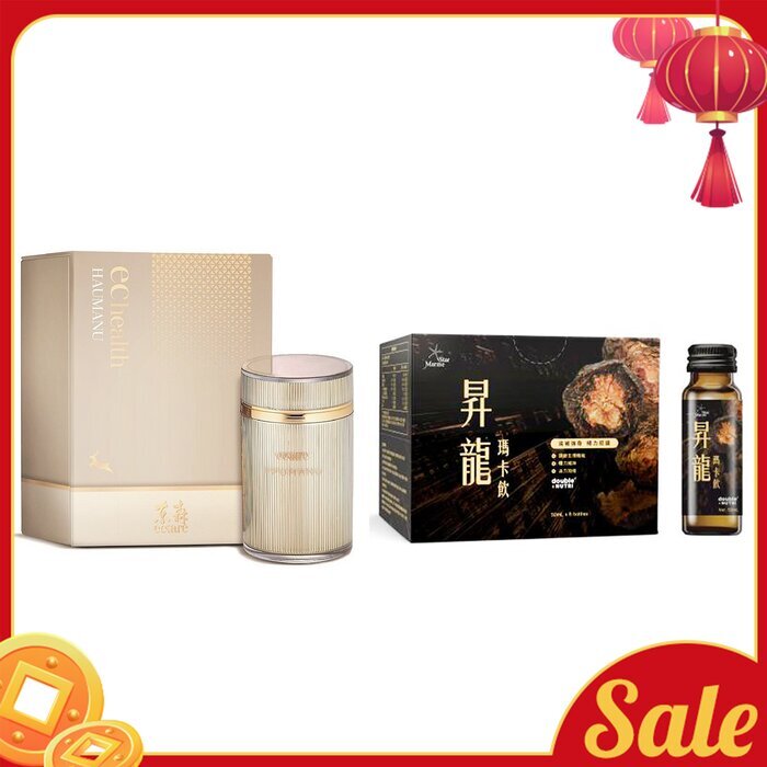 【ECKARE Vitality Set (for Men)】Strength & Nourishment. Fight Tiredness. Energy Boost. 2pcs