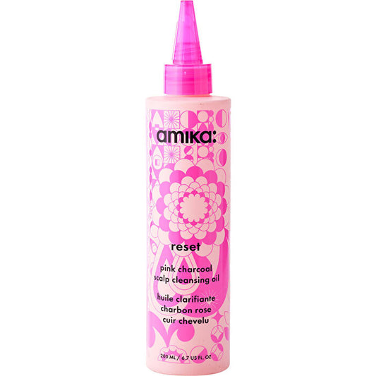 Amika Reset Pink Charcoal Scalp Cleansing Oil 180ml/6.7oz