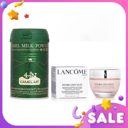 Camel MT Camel Milk Powder + Lancome Hydra Zen Nuit Night Cream 2pcs