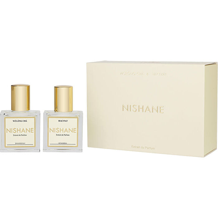 Nishane Variety 2 Piece Variety With Hacivat & Wulong Cha And Both Are Extrait De Parfum Spray 0.5oz