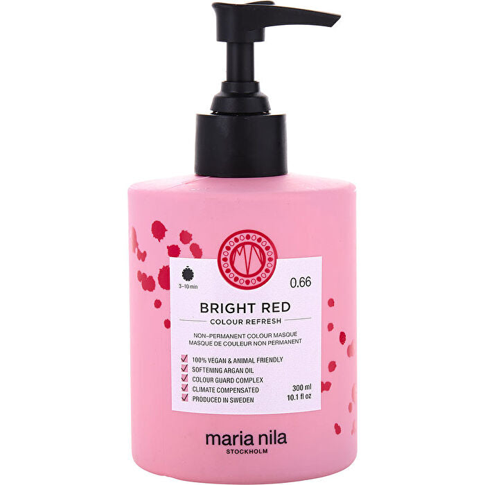 Maria Nila Colour Refresh Non-permanent Colour Mask - Bright Red 300ml/10oz