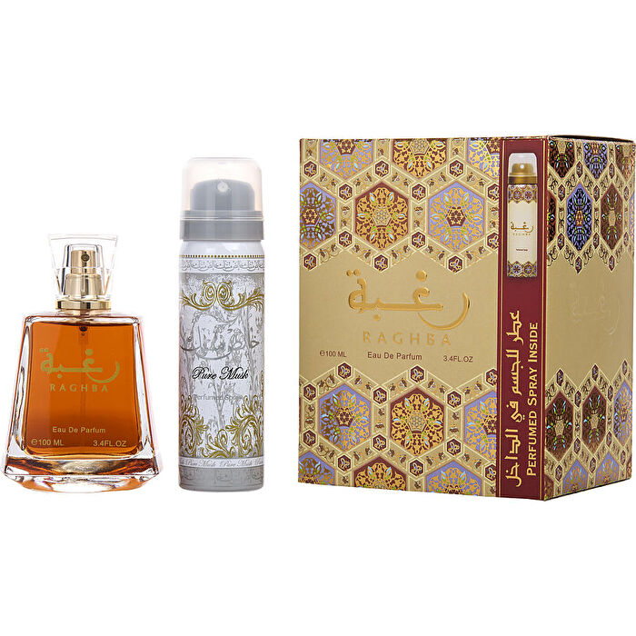 Lattafa Lattafa Raghba   Eau De Parfum Spray Plus Deodorant Spray 3.4 oz 100ml/3.4oz