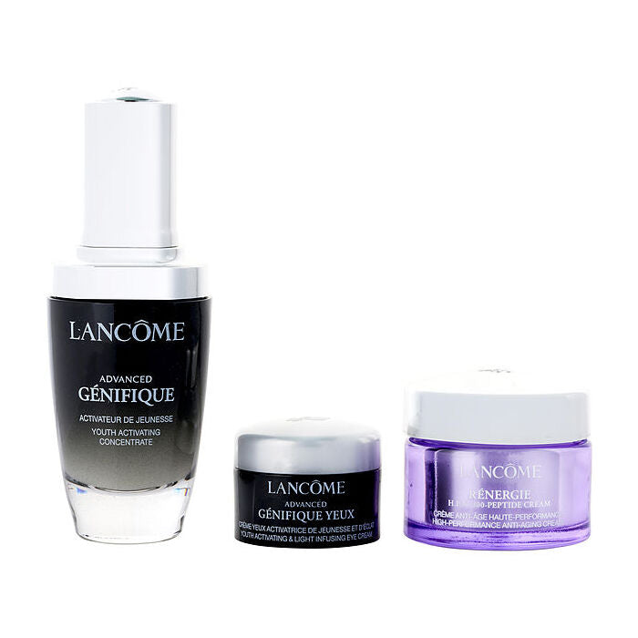 Lancome Genifique Serum Set: Advanced Genifique Youth Activating Concentrate 30ml/1oz +renergie H.p.n. 300-peptide Cream 15ml/0.5oz & Advanced Genifique Eye Cream 5ml/0.17oz 3pcs