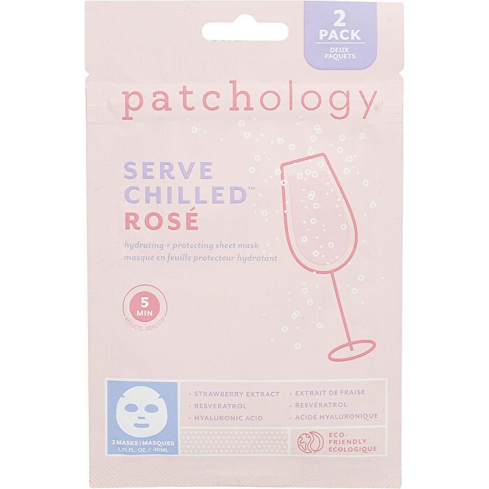 Patchology Serve Chilled Rose Sheet Mask 2pack
