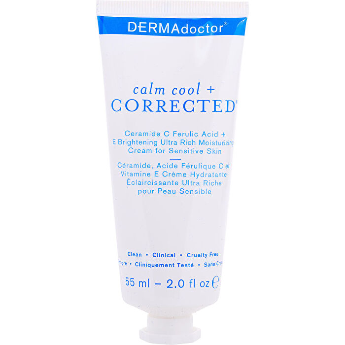 Dermadoctor Ceramide C Ferulic Acid & E Brightening Ultra Rich Moisturizing Cream For Sensitive Skin 55ml/1.86oz