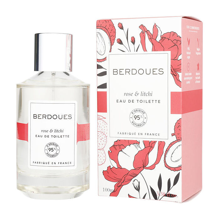 Berdoues Rose & Litchi Eau De Toilette Spray 90ml/3.3oz