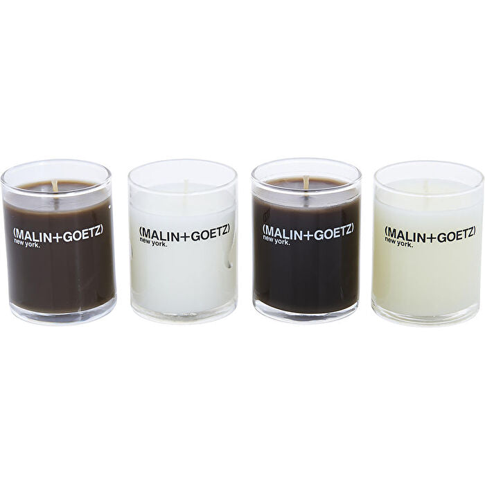 Malin & Goetz Malin+goetz Variety Set-scent The Mood Votive Set: Bergamot & Dark Rum & Leather & Strawberry And All Are Votive Candles 60ml/2.35oz
