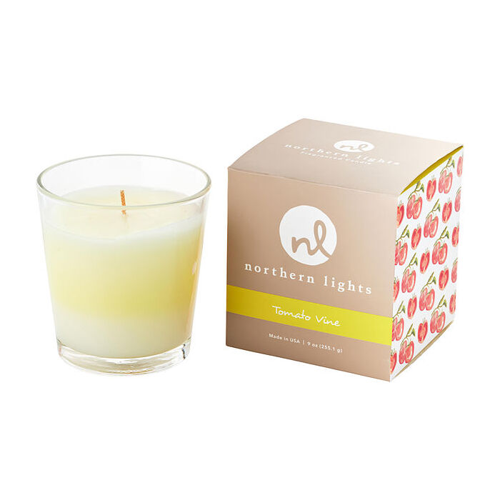 Northern Lights Tomato Vine White Candle 266ml/9oz