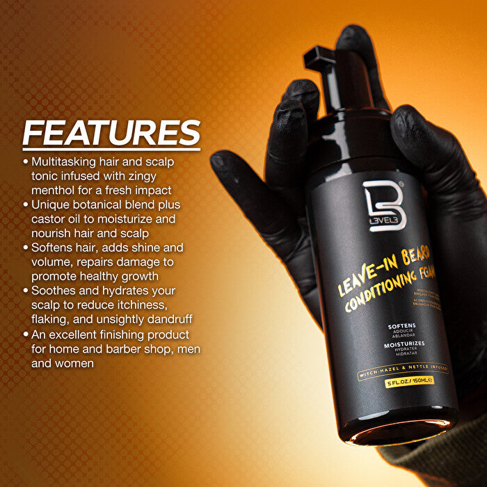 L3vel3 Leave In Beard Conditioner 150ml/5oz