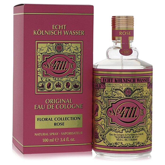 4711 Floral Collection Rose Eau De Cologne Spray (Unisex) 100ml/3.4oz