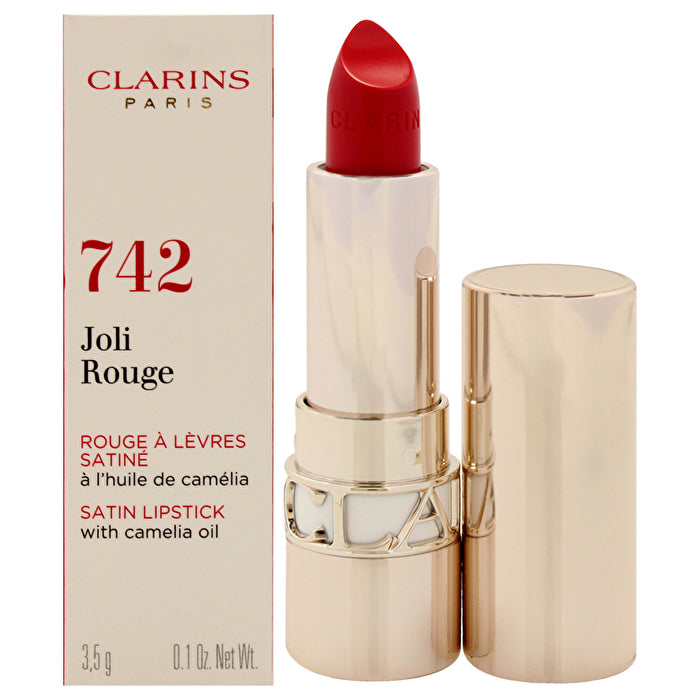 Clarins Joli Rouge (satin Refillable Lipstick) - # 742 Joli Rouge 3.5g/0.1oz