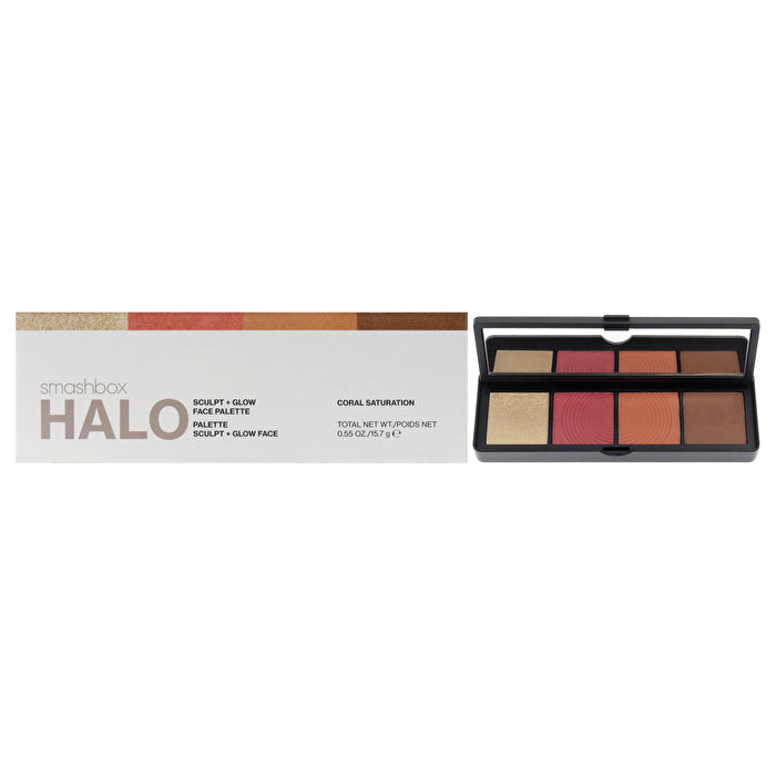 Smashbox Halo Sculpt & Glow Face Palette - # Coral Saturation 15.7g/0.5oz